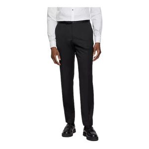 Hugo Boss Men’s 36R Slim Fit Black Tuxedo Trouser